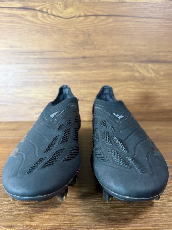 adidas Predator 24 Elite Laceless FG Soccer Cleats Men’s Size 7.5 Slip-On Black‎ main image 5